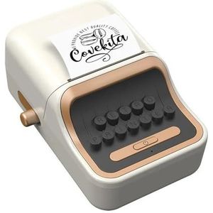 Labelmaker Machine Miniprinter Draagbare Thermische 52 Mm Sticker Bluetooth Draadloze Drukmachine Labelprinter(White)