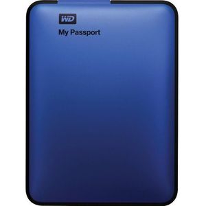 Western Digital 2TB My Passport externe harde schijf (2000 GB, 3.0 (3.1 Gen 1), blauw