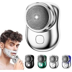 2023 Krachtig stormscheerapparaat voor mannen, oplaadbaar mini elektrisch scheerapparaat, draagbaar formaat nat en droog scheerapparaat, waterdicht elektronisch scheerapparaat, geschikt voor thuis,