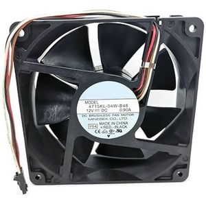 LMNCBVYA High-Performance 120mm 12V 0.9A 4-Wire Server Cooling Fan - Model 4715KL-04W-B46, 120x120x38mm