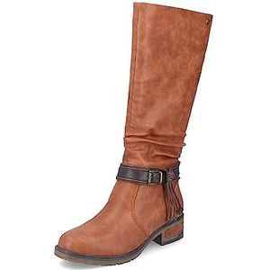 Rieker DAMES Laarzen 91694, Vrouwen Winterlaarzen,winter laarzen,outdoor schoenen,warm,Bruin (braun / 24),42 EU / 8 UK