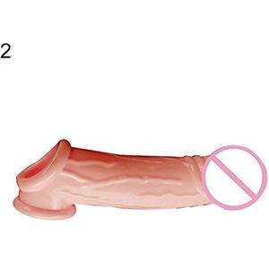 SZMYLED Siliconen Grote Penis Sleeve Penisvergrotingshuls voor Man Training Tool