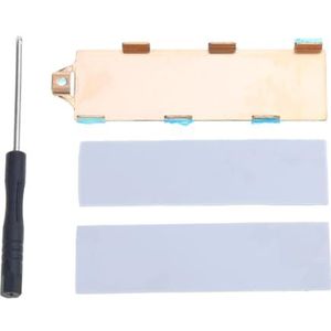 M.2 NVMe 2280 SSD Heatsink M.2 NVMe Hard Hard Koellichaam Goede Noductility Heatsink Siliconen Thermische Pad Eenvoudige Mounts