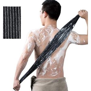BTOSEP Body Brush Back Scrubber voor douche en bad, exfoliërende rugscrubber exfoliërende lichaamsborstel terug wasmachine terug scrubber handdoek voor douche