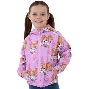 PAW Patrol Regenjas Voor Meisjes, Skye Jas, Waterafstotende Regenjas Voor Kinderen, Roze 110