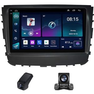 Android 14 2 Din Autoradio geldt voor SsangYong Rexton Y450 Y400 Musso 2 2018-2021 Ingebouwd CarPlay/Android auto/DSP/GPS-navigatie Bluetooth 9 Duim Touch screen/Stuurbediening(C20Plus)