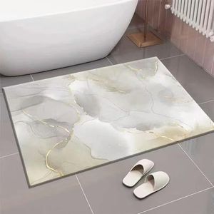Moderne minimalistische stijl vloermat thuis douche kamer badkamer deur tapijt