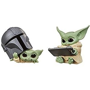 Star Wars The Bounty Collection Series 3 The Child Figures 2,25-inch schaal helm gluren, Datapad Tablet Posed Toys 2-pack, vanaf 4 jaar