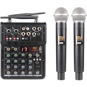 Audiomixer Ingebouwde Microfoon 6 Draadloze Microfoon For Pc Home Party Show Kerkbruiloft Breed Toepasbaar