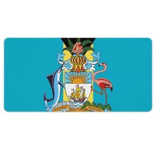 Bahama's vlag mode bureau muismat antislip gaming muismat accessoires decor 30x60cm