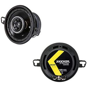 KICKER 43DSC3504 8,7 cm Coax -LS Zwart