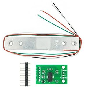 Hoge precisie weegcelmodule 1-20KG HX711 AD-module Elektronische weegschaal Weegdruksensor Aluminiumlegering voor weegapparatuur(HX711 And 5KG)