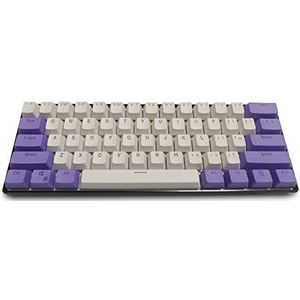 Topwang Keycaps, 61 PBT-toetsen Keycaps Mechanisch toetsenbord Keycap Dubbel verlicht woord Transparante kleur Gaming keycaps voor US Layout Keyboard voor Cherry MX (Verkoop alleen keycaps) keycaps