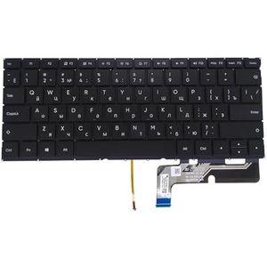 RU RUS Russisch verlicht toetsenbord voor notebooks met achtergrondverlichting voor Huawei NSK-7A00BN 9Z.NK3BN.00R HQ21017357000