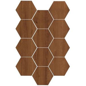 Hexagon Akoestische platen, zelfklevend, 12 stuks, zeshoekige geluidsabsorberende akoestische schuimmatten, zeshoekige wandpanelen, geluidsabsorberende geluidsisolatie voor muur, plafond, deur, studio