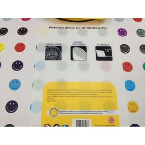 Smiley Collection Vinyl hoes voor 15 inch MacBook Pro - Dots
