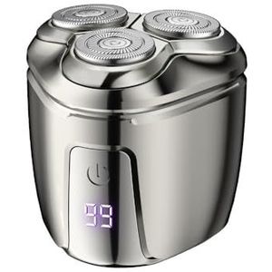 - Mild en niet-irriterend voor de poriën Elektrisch Scheerapparaat Met 3D Zwevende Kop For Heren - Nat/droog Gebruik, Snel Opladen En Gladde Scheerbeurt For Alle Huidtypen - Kan als cadeau gegeven wor