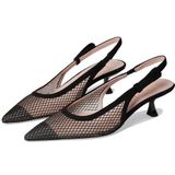 Kate Spade - Elegante Hoge Hakken - Zwart - Suède - Dames Pumps