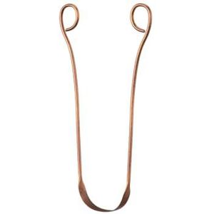 Isabella's Clearly COPPER Ayurvedische tongschraper en reiniger | 100% puur koper voor zwaar gebruik, duurzaam gebouwd, BPA-vrij | Natuurlijke mondverzorging en remedie tegen slechte adem