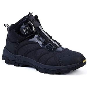 Mannen Outdoor Speed-Laces Wandellaarzen Comfortabele Lichtgewicht Combat Tactische Laarzen, Zwart, 43 EU