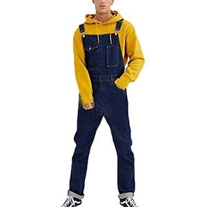 Denim tuinbroek voor heren Relaxed fit klassieke overalls Unisex werkkleding voor koppels Jumpsuits