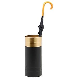 Paraplustandaards van metaal, smeedijzer voor commerciële parapluvaten in gangen, kantoor/zwart