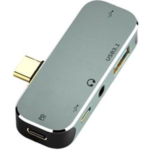 Nee. -c USB Hub Aluminium Kabel Verbind Apparaat Data Transfer HDMI-compatibele Converter Apparaat Splitter Accessoire Nr. 2