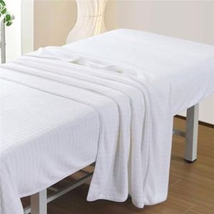 Massagebedlaken Met Gezichtsgat, Vervangende Hoes For Schoonheidssalon, Spabed, Gewatteerde Katoenen Hoes For Massagetafel, Wasbare Hoeslakens For Schoonheidssalons(White,Blanket 100 cm x 190 cm)