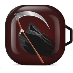 Magere Hein Oordopjes Hoesje Compatibel met Samsung Hard Shell Beschermhoes Zwart-Stijl