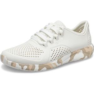 Crocs Literide Pacer Sneakers voor dames, Camo Almost White, 37/38 EU