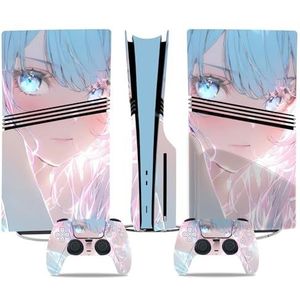 Voor PS5 PRO Skin Digital Edition Console En Controller Vinyl Cover Skins Wraps Krasbestendig, Compatibel Met Voor PS5 Digital Edition Pro 60970 Geen Schuimvorming Bubbelvrij