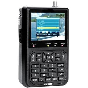 Satellietzoeker WS6906 Satellietzoeker 3,5 inch LCD-scherm Gegevens Digitale satellietsignaalzoeker Als standaardontvanger for tv-toestel PK V8 Finder 2