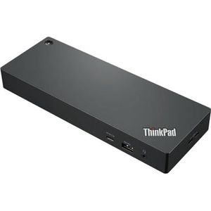Lenovo 40B00300US laptop dock & poortreplicator Bedraad Thunderbolt 4 Zwart, Rood