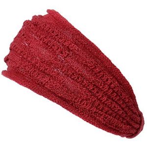 Heren hoofdband lichtgewicht katoen - dames hoofdband mesh haaraccessoire unisex wrap zwart (kleur: roze)