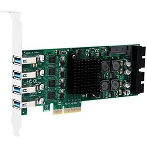 8-Poorten PCI-E USB Adapter Super Snelle PCI Voor Express Uitbreidingskaart Met 19 Pin Connector 12Gb/s Voor Pci-e Card Adapter
