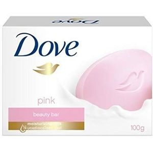 Dove Dove roze zeep, hydrateert de huid de hele dag, 100 g