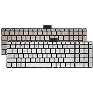 Amerikaans Engels toetsenbord met achtergrondverlichting voor HP ENVY X360 15-BS 15T-BS 15-BP 15-BR010NR 15-BW008CA 17-AK AR 17-BS100 250 256 G6 L60342-251(SP White No Backlig)