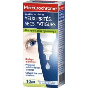 Mercurochrome - Oogdruppels - 10 ml - Voor Droge Ogen