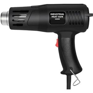 2000W Heteluchtpistool High Power Temperatuurregelend Industrieel Elektrisch Warmtepistool Autofilm Bakpistool Gereedschap Krachtige Motor