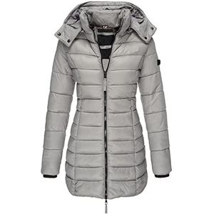 Earnmore Winternieuwe damesjas met katoen, gewatteerde jas voor dames, halflange slim fit, gewatteerde jas, warm donsjack,