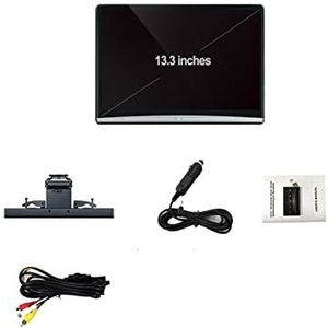 Draagbare dvd-speler voor videospelers op hoofdsteunen in auto's Auto Hoofdsteun Display Multifunctionele Tablet Touch Screen 4K Filmspeler Auto Achterbank TV Monitor Link HDMI Out met HD-roterend sch