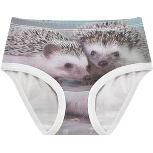 YOUJUNER Meisjesondergoed Leuke Egel Print Peuter Onderbroek Katoenen Broek Kleine Meisjes Slips Comfort Kids Onderbroek, Meerkleurig, 3 jaar