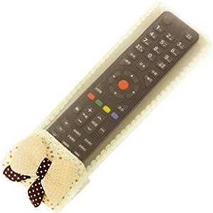 Afstandsbediening Case Controle Apparaat Covers Beschermende Montage Stofdicht Cover Ornament met Kleine Beer Geel L (24 x 8 cm)