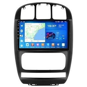Android 11 Dubbel Din Stereo Auto Multimedia Radio Voor Dodge Caravan 2000-2007 9 Inch Dubbel Din Auto Stereo Head unit Ondersteuning 4G WIFI Bluetooth Stuurbediening Carplay(A300S 4G+WIFI 8-Core 3G 3