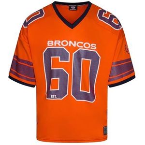 Recovered Denver Broncos NFL Mesh Oversized Top Jersey Trui Oranje - S