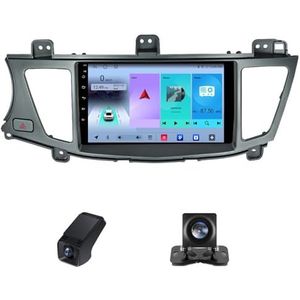 Carplay autoradio 2 Din geldt voor Kia Cadenza K7 2011-2012 met Android Auto Bluetooth 9 inch touchscreen autoradio met FM-radio/RDS DSP GPS stuurwielbediening+ achteruitrijcamera(C10 Pro)