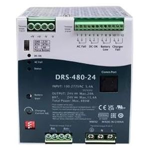 DRS-480-12 DRS-480-24 DRS-480-48 480W All-in-One Intelligent Security Power DRS-480(DRS-480-48)