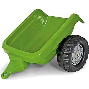 Rolly Toys rollyKid aanhangwagen groen (leeftijd: 2 ½ - 10 jaar, 57 x 46.5 x 26.4 cm, enkelas aanhangwagen, max. belasting 15 kg) 121724