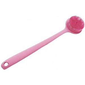 Cinlitek Siliconen Body Scrubber, Lange Handvat Terug Scrubber voor Douche, Siliconen Body Borstel Douche Scrubber voor Lichaam, Douche Srush Terug Borstel Body Exfoliator