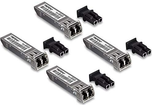 TRENDnet - TEG-MGBSX/4 - SFP Multi-Mode LC Module - Ondersteunt tot 1,25 Gbps - 4-Pack